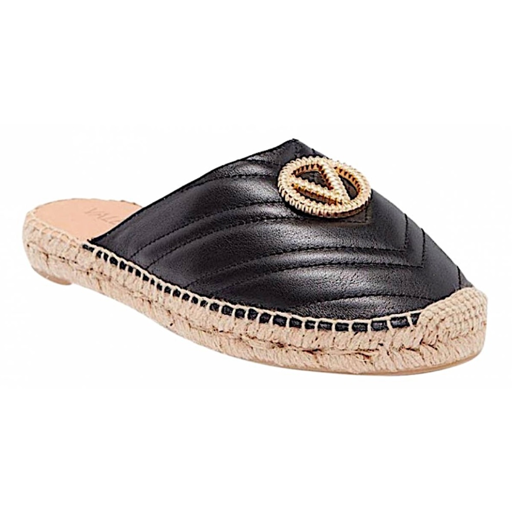 VALENTINO BY MARIO VALENTINO Clara Leather Espadrille Mules